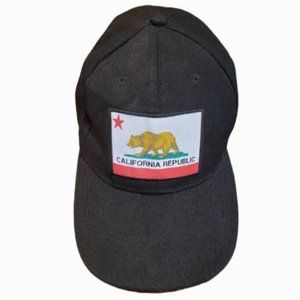 California Republic SNC black trucker snapback hat